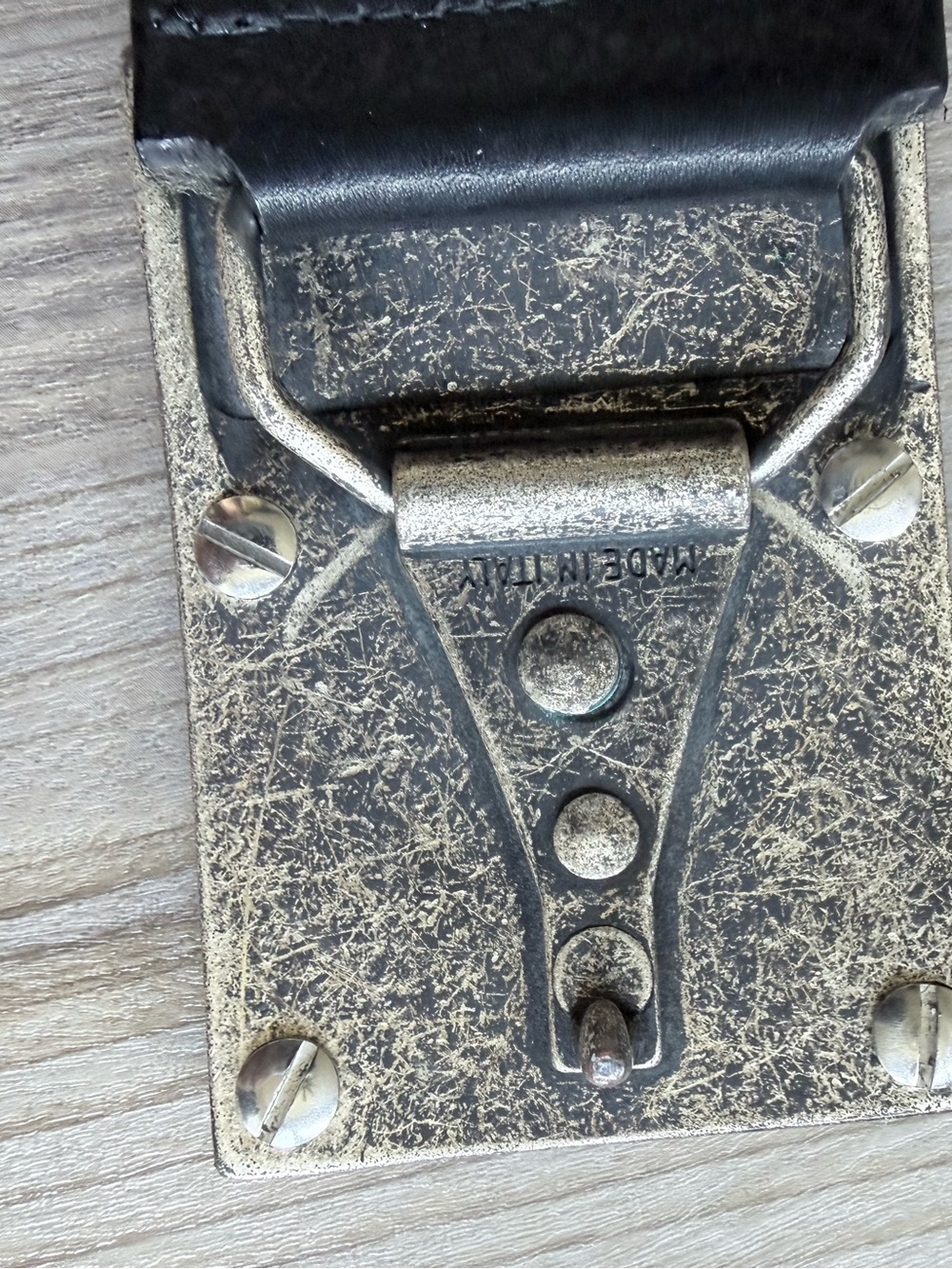 Black genuine leather Annette gortz belt - Picture 4 of 4